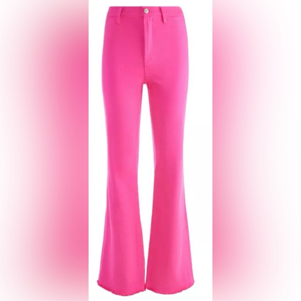Alice and Olivia coin pocket high rise flare jeans - Picture 2 of 7